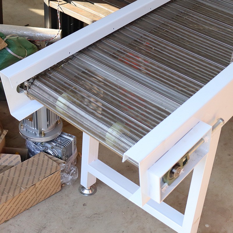 小型不锈钢网带输送机水果蔬菜烘干传送带自动化流水输送线传送机图3