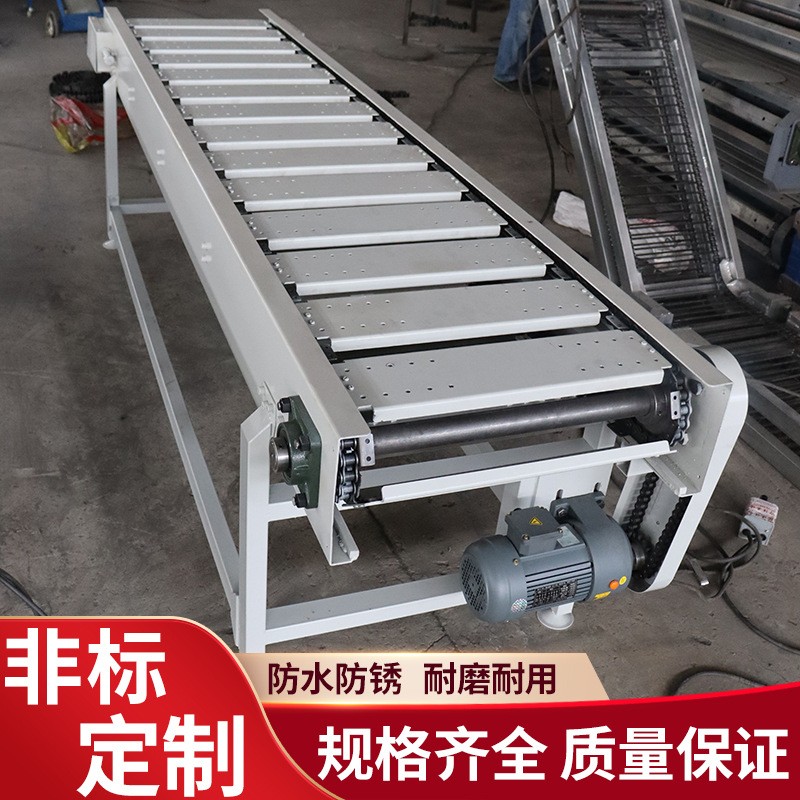 不锈钢链板输送机耐高温板链传送带流水线食品级板链直行传送机图2