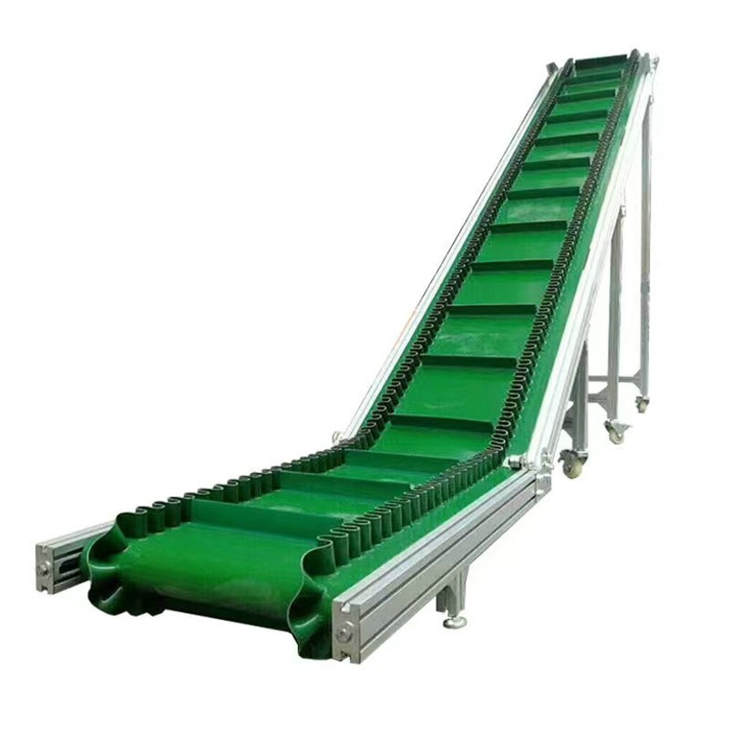 不锈钢食品卸货上料机小型斗式传送提升机颗粒物料爬坡皮带输送机图3