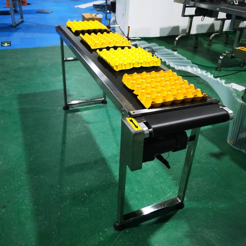 小型皮带平面输送线快递分拣注塑车间流水线传送机食品鸡蛋输送机图2