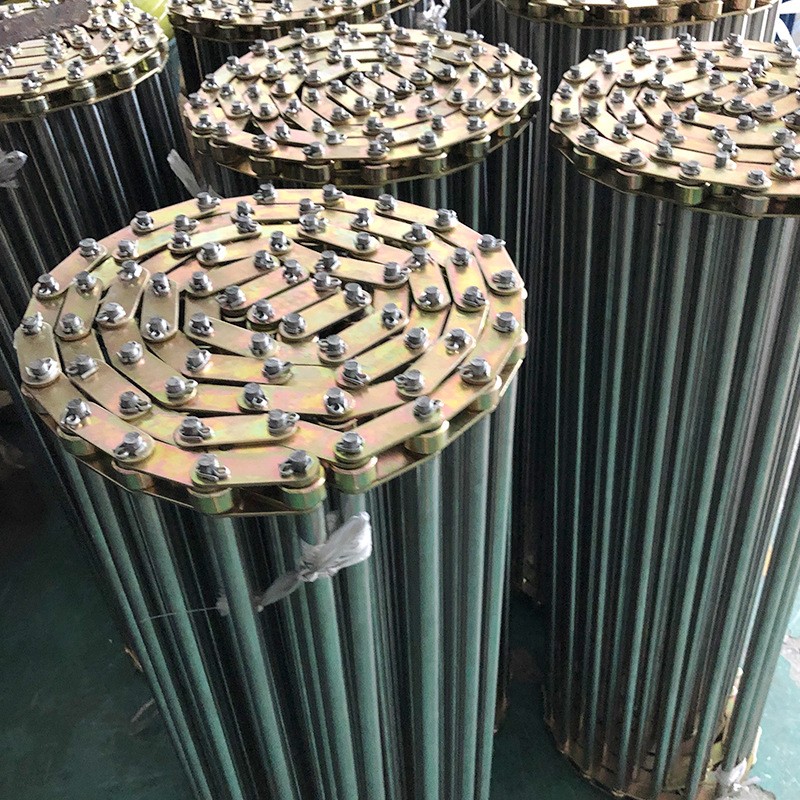 东莞供应不锈钢链条式输送带 金属链杆式输送带流水线链片胶轮图3