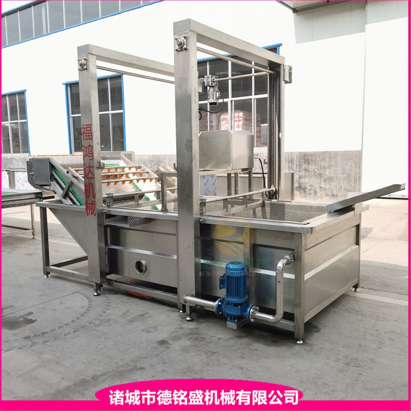 冬瓜丝清洗流水线 喷淋式土豆片漂烫清洗设备 红薯片气泡清洗机图2