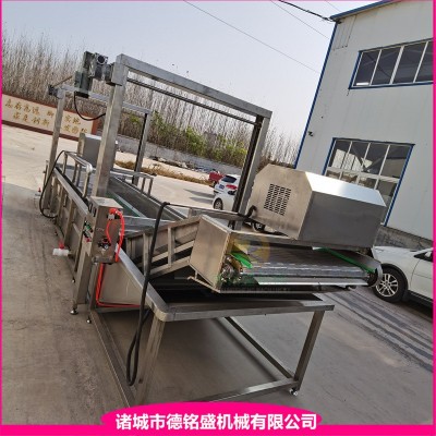 冬瓜丝清洗流水线 喷淋式土豆片漂烫清洗设备 红薯片气泡清洗机