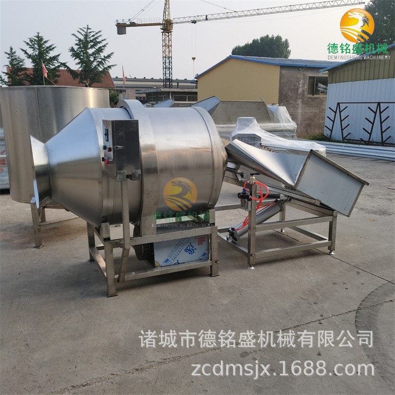 出售卧式柠檬鸡爪滚筒拌料机 不锈钢粉末状搅拌机 海带丝搅拌机图2