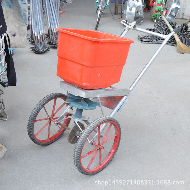 手推旋转式施肥机 草坪园林播种撒肥设备 果树果园农用施肥器图3