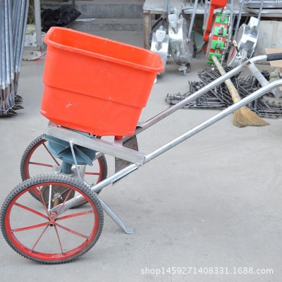 手推旋转式施肥机 草坪园林播种撒肥设备 果树果园农用施肥器