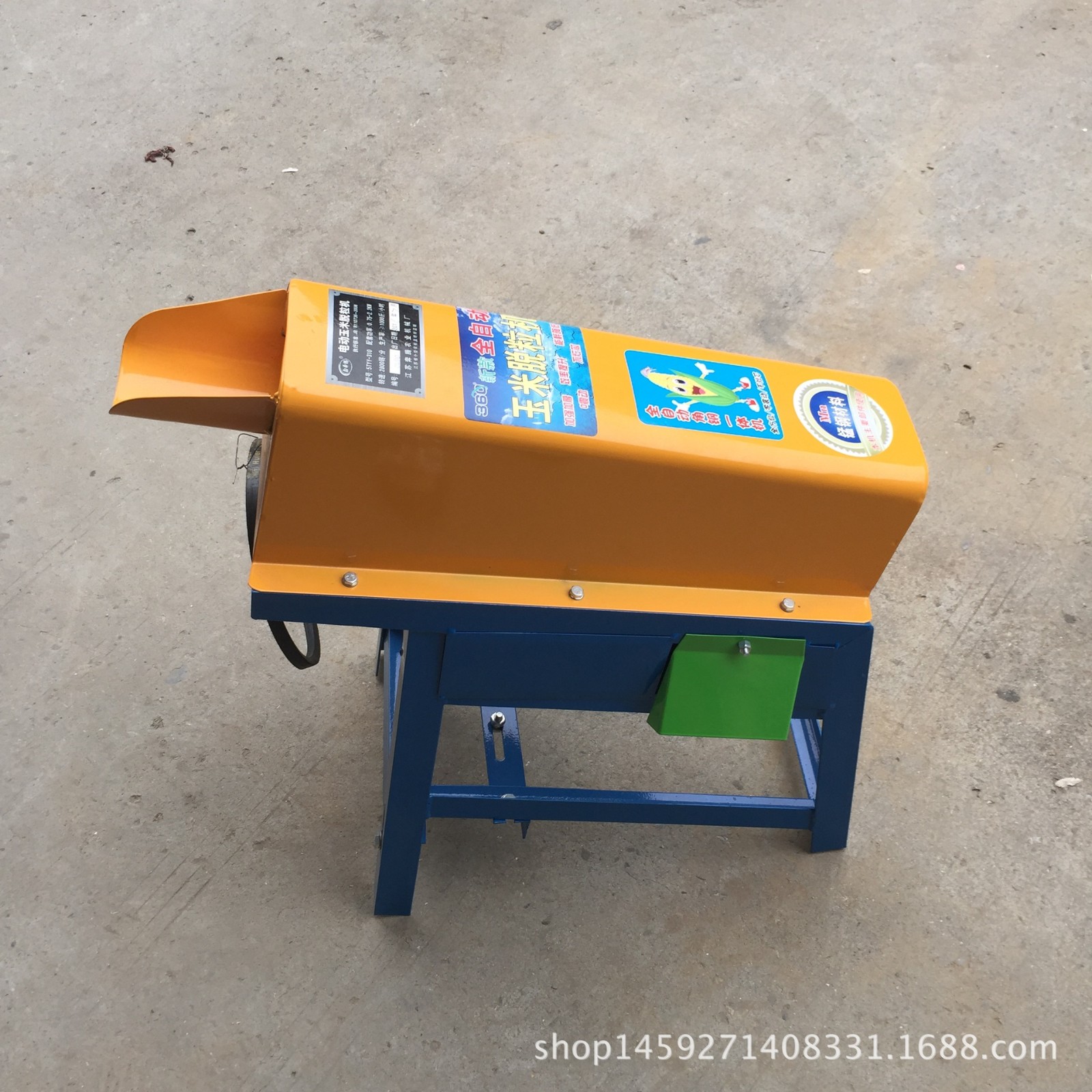 批发家用小型新款加厚全自动玉米脱粒机不烂芯省时省力图2