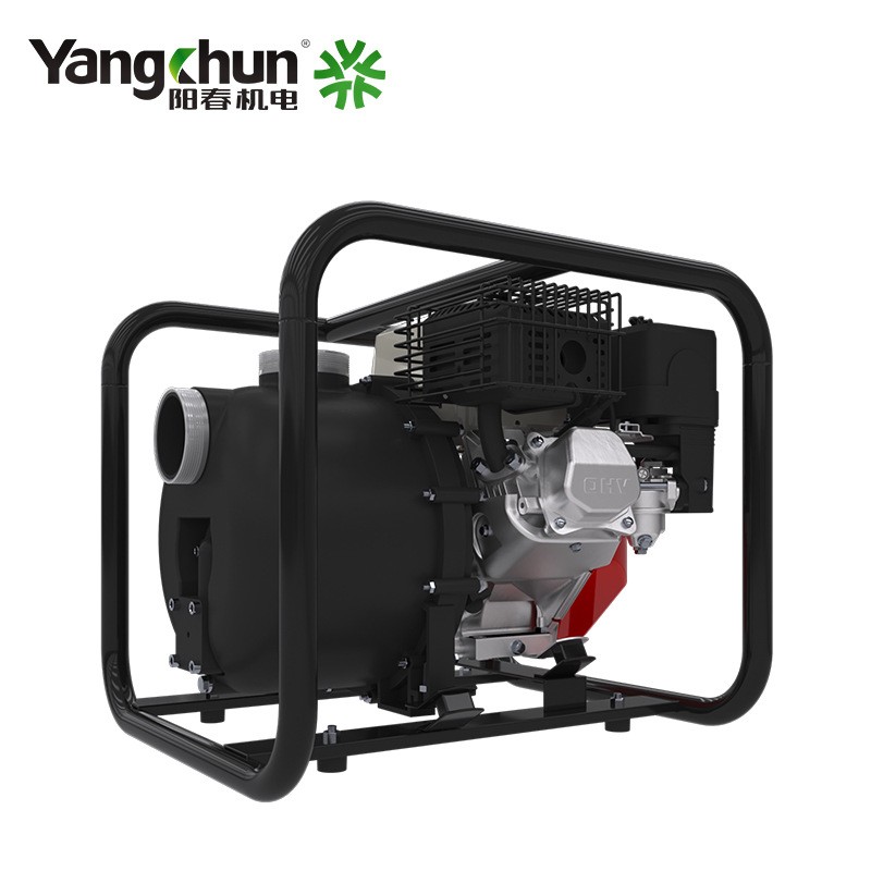 耐海水工程塑料离心泵汽油机水泵自吸泵耐腐蚀耐酸碱大流量抽水泵图2