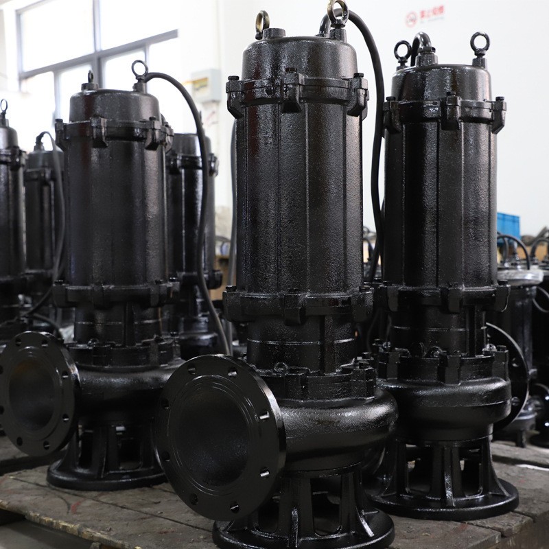 WQ潜水污水泵大流量地下室工地污水排污380V高扬程无堵塞排污泵图4