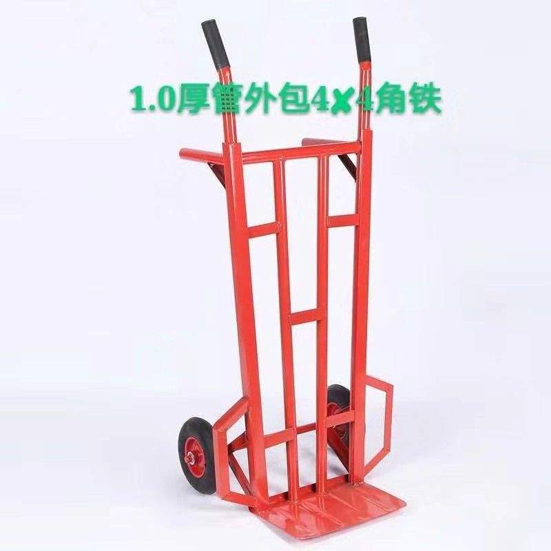 老虎车 双轮两轮手推车 工地 拉货车 建筑 货仓车 两轮手推搬运车图3