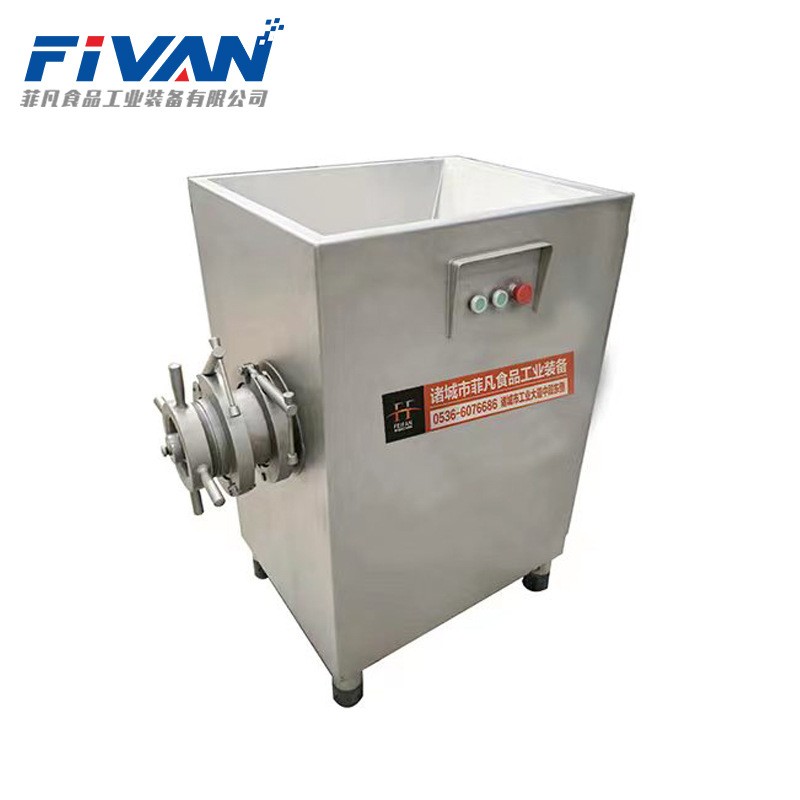 商用大型多功能不锈钢立式冻盘绞肉设备冻肉鲜肉绞肉机商用绞肉机图5