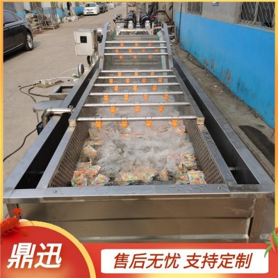 翻转式风干机 网带输送式软包装袋清洗吹干设备 鼎迅机械