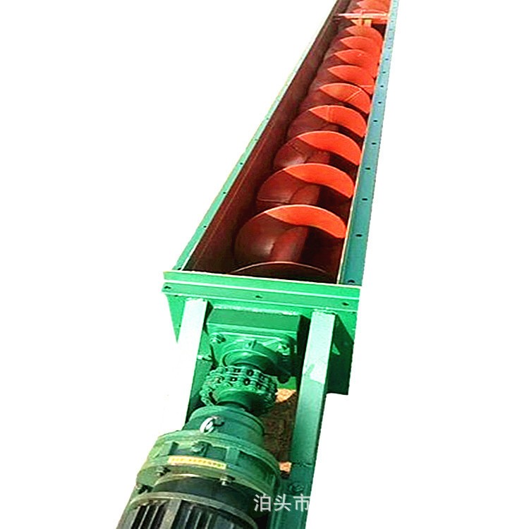 u型无轴不锈钢螺旋输送机219管式小型绞龙水平污泥蛟龙螺旋输送机图2