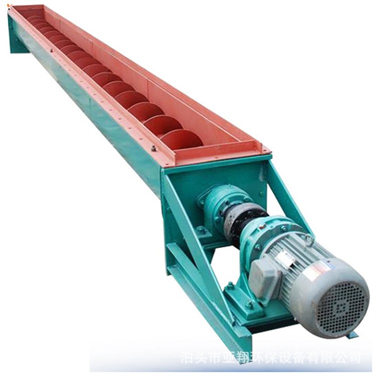 u型无轴不锈钢螺旋输送机219管式小型绞龙水平污泥蛟龙螺旋输送机图4