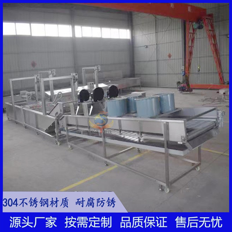 田螺海螺气泡喷淋清洗机 八爪鱼翻浪清洗机 多功能鲅鱼清洗流水线图4