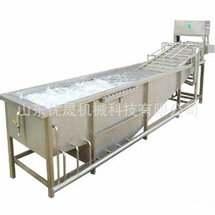 优晟果蔬气泡清洗机 多功能洗菜机 喷淋式净菜清洗加工设备图5