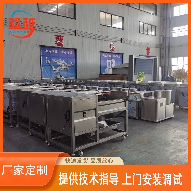 毛刷高压清洗设备土豆清洗去皮机 毛辊清洗去皮机 果蔬类清洗机图3