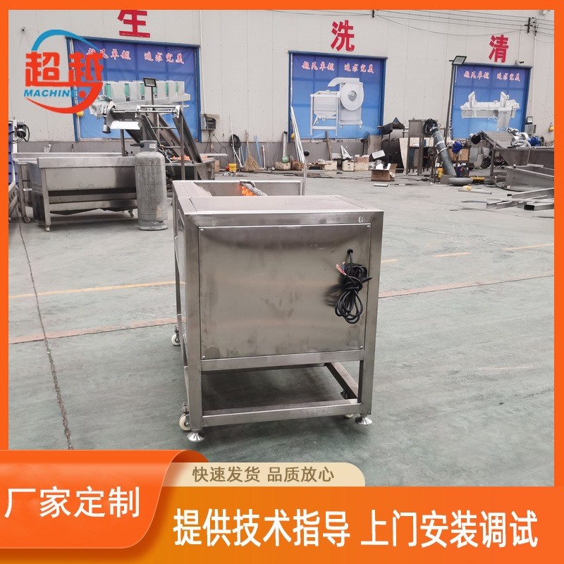 毛刷高压清洗设备土豆清洗去皮机 毛辊清洗去皮机 果蔬类清洗机图2