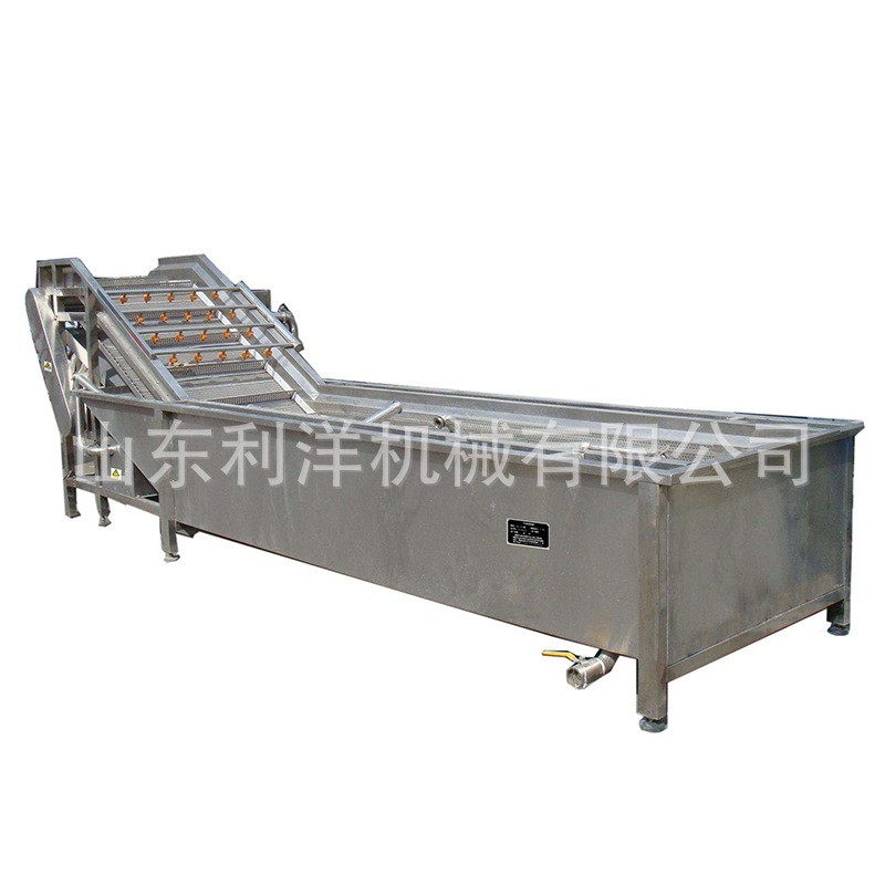 全自动预制净菜加工设备 喷淋式牛油果清洗线 草莓气泡清洗流水线图5