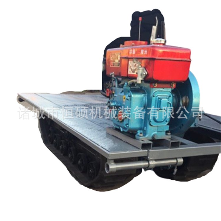 履带底盘喷雾打药机 履带底盘拖拉机 电动遥控履带底盘载物车图2