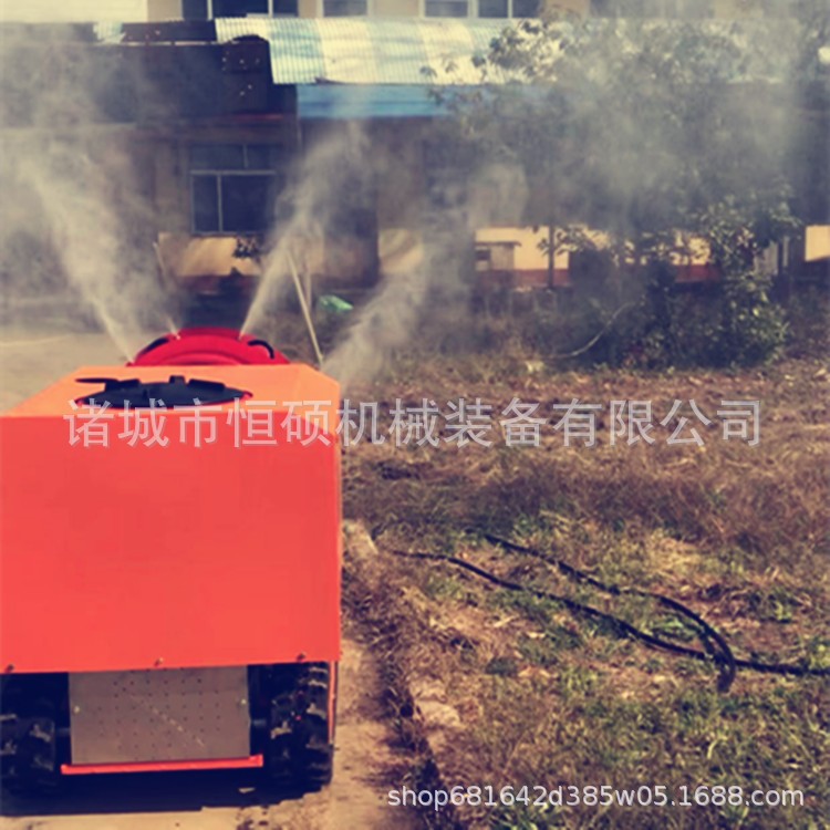 履带底盘农用打药机 烟叶树叶打药机无线遥控橡胶履带底盘打药机图4