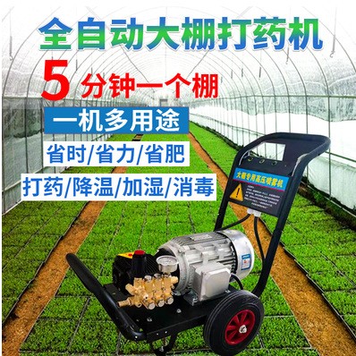 樱桃大棚全自动打药机 小型果园果树喷雾机 手推式高压电动 打药机图2