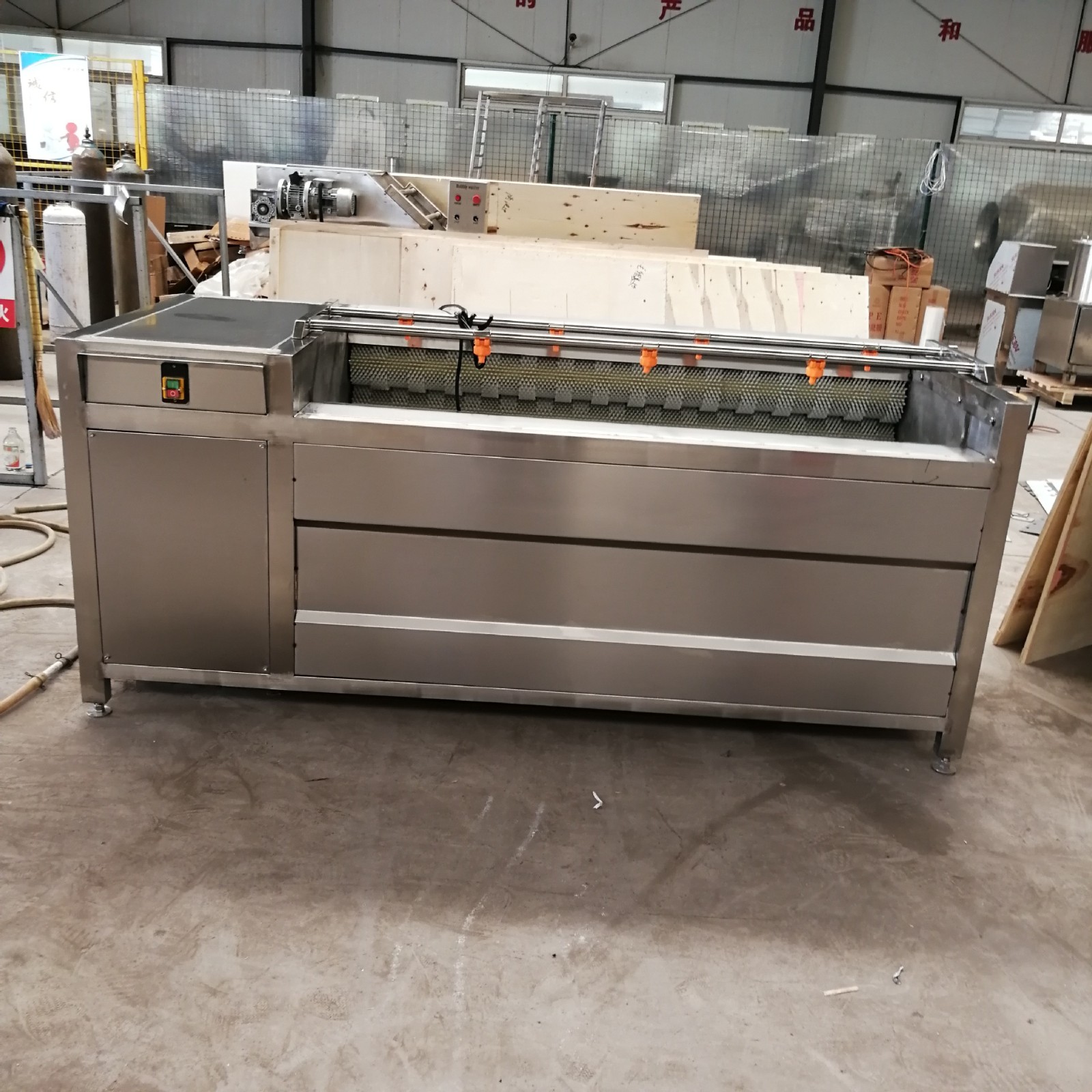 不锈钢脱鱼鳞机 毛辊去鳞设备 淡水鱼去鱼鳞机 海鱼去鳞清洗机