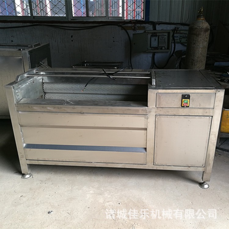 不锈钢脱鱼鳞机 毛辊去鳞设备 淡水鱼去鱼鳞机 海鱼去鳞清洗机图4