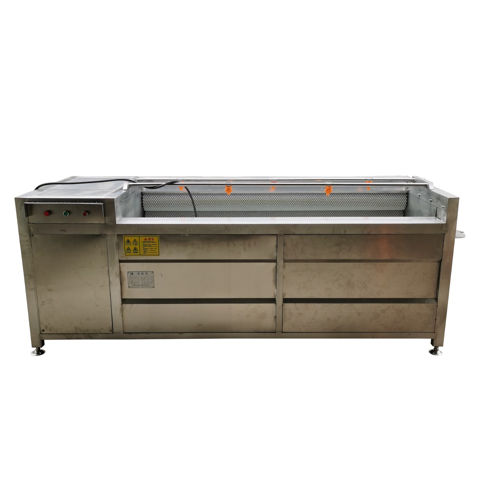 不锈钢脱鱼鳞机 毛辊去鳞设备 淡水鱼去鱼鳞机 海鱼去鳞清洗机图5