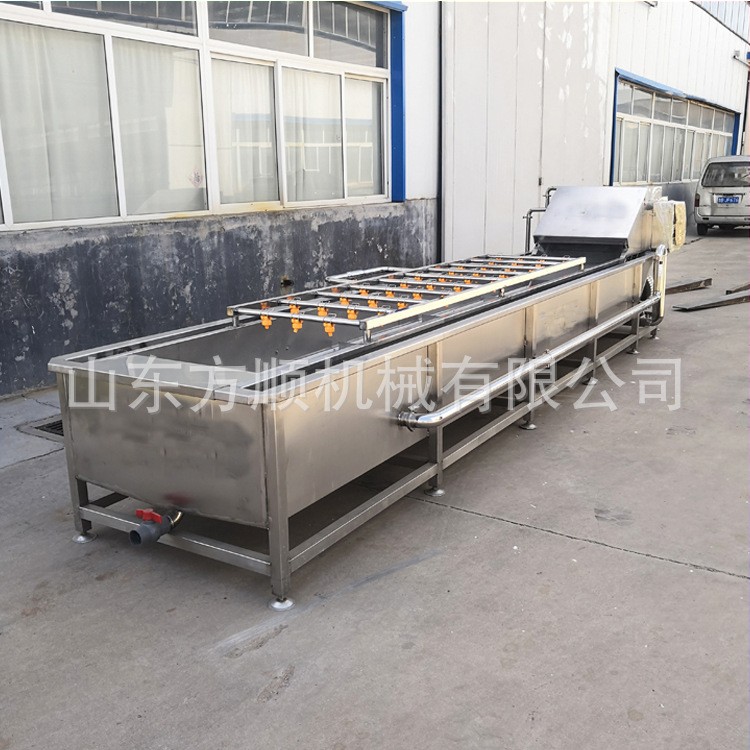 现货小龙虾清洗设备 不锈钢海产品清洗机 大闸蟹气泡喷淋清洗机图2