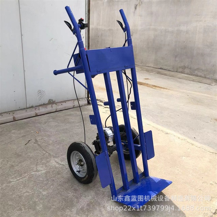 新款果园爬坡48V充电型运输小推车 农用双轮手推家用翻斗搬运车图4