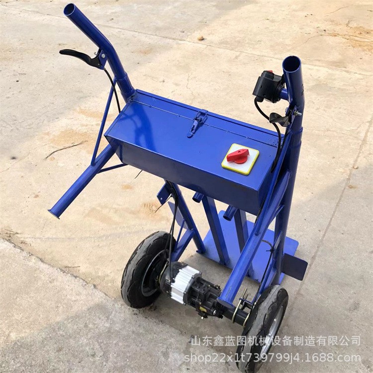 新款果园爬坡48V充电型运输小推车 农用双轮手推家用翻斗搬运车图5