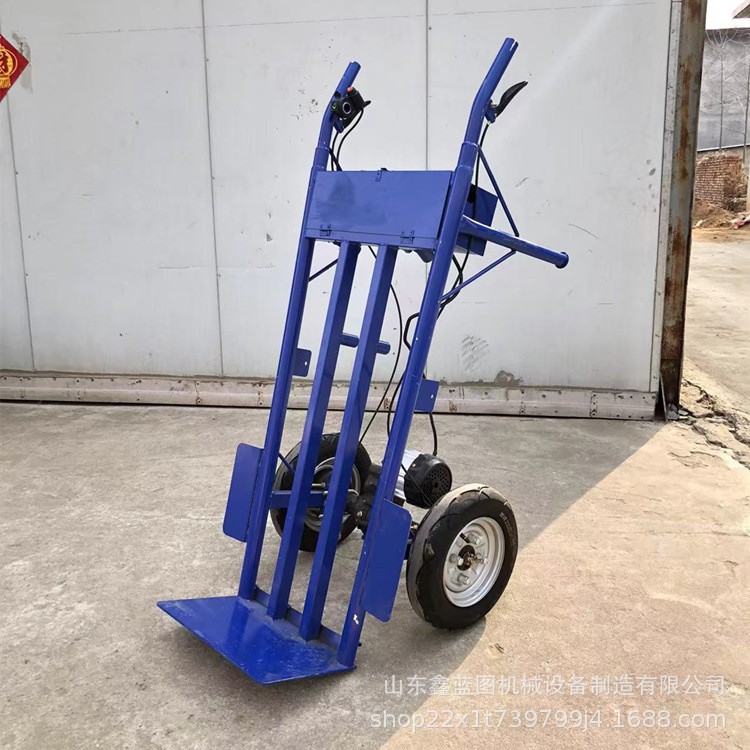 新款果园爬坡48V充电型运输小推车 农用双轮手推家用翻斗搬运车图3