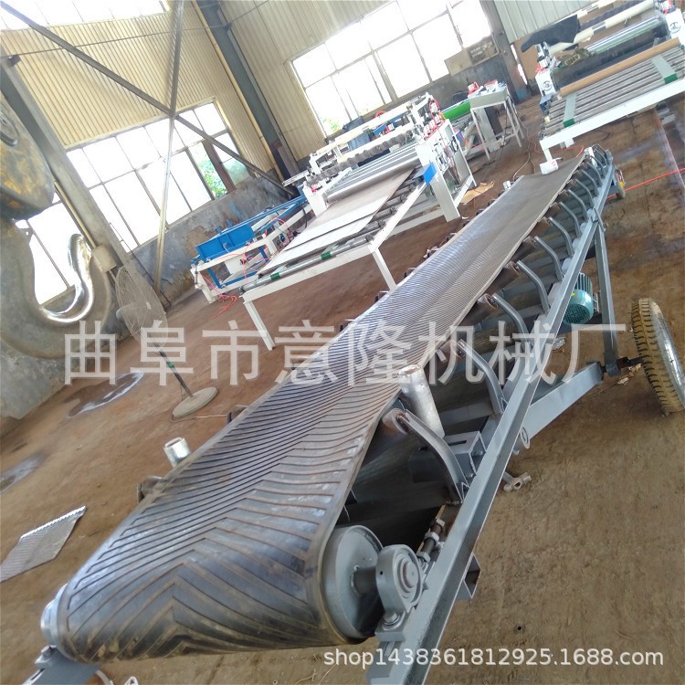 沙场用皮带输送机 600宽带式输送机 V槽型皮带输送机意隆批发直销图5