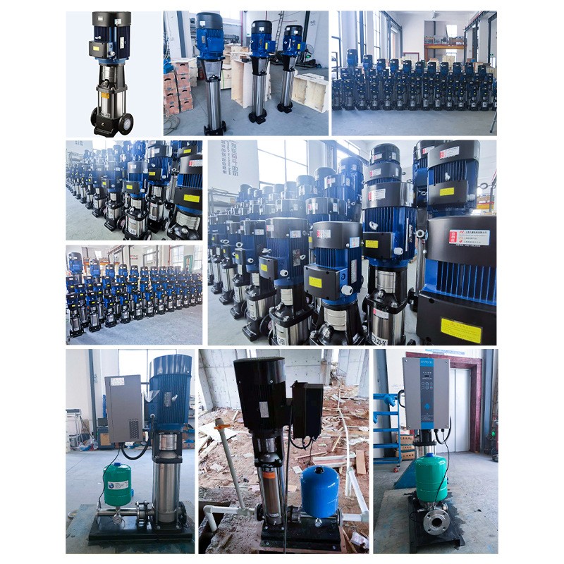 多级离心泵CDL 高扬程立式管道泵380V三相大流量CDLF不锈钢离 心泵图3