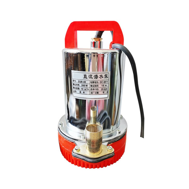 厂家定制微型多级直流泵潜水泵12V家用农用灌溉农田抽水泵图2