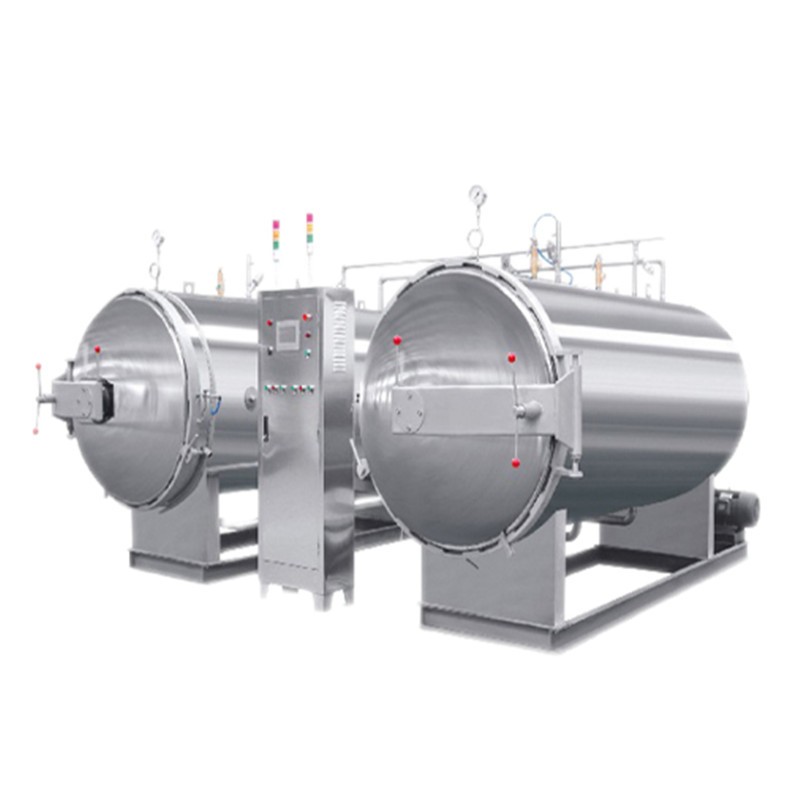 牛肉辣椒酱杀菌锅 香肠肉制品加工灭菌釜成套设备 双层水浴杀菌锅图5