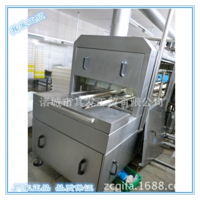 诸城其发厂家出售塑料筐清洗机 肉制品料筐清洗机 高压喷淋清洗