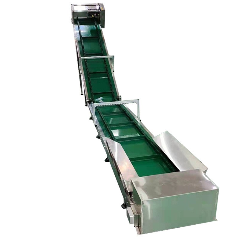 可移动大角度爬坡皮带输送机挡边胶带输送设备 DJ型大倾角皮带机图5