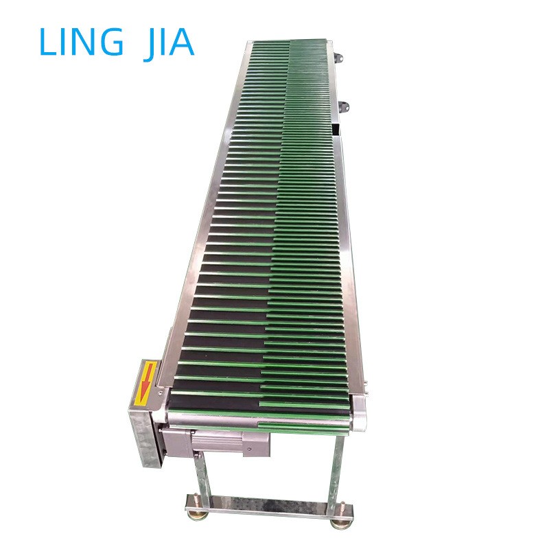 加导条线皮带输送机　化妆品喷码输送机 瓶底喷码输送带传送机图5