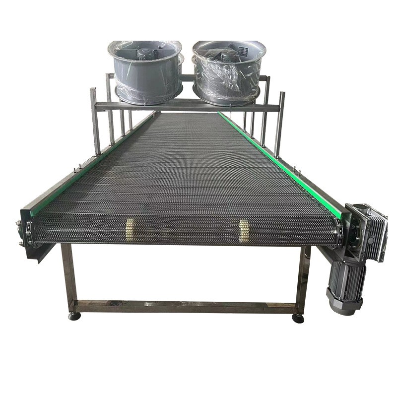 厂家螺旋网带输送机 面叶豆皮风干输送设备 食品流水线链网输送机图5