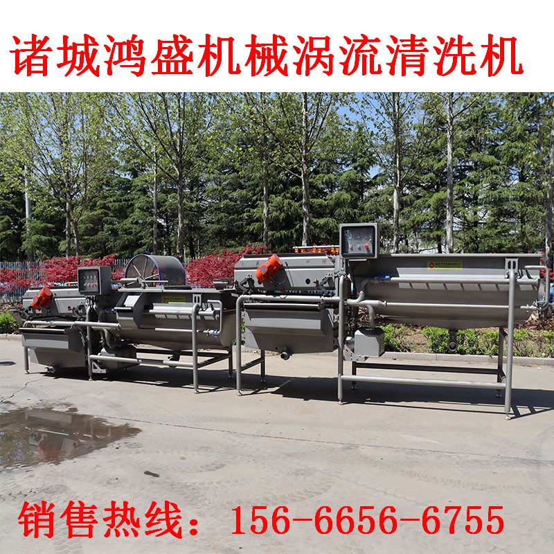 果蔬涡流清洗机 梅干菜去石清洗机 中央厨房净菜涡流清洗机图3
