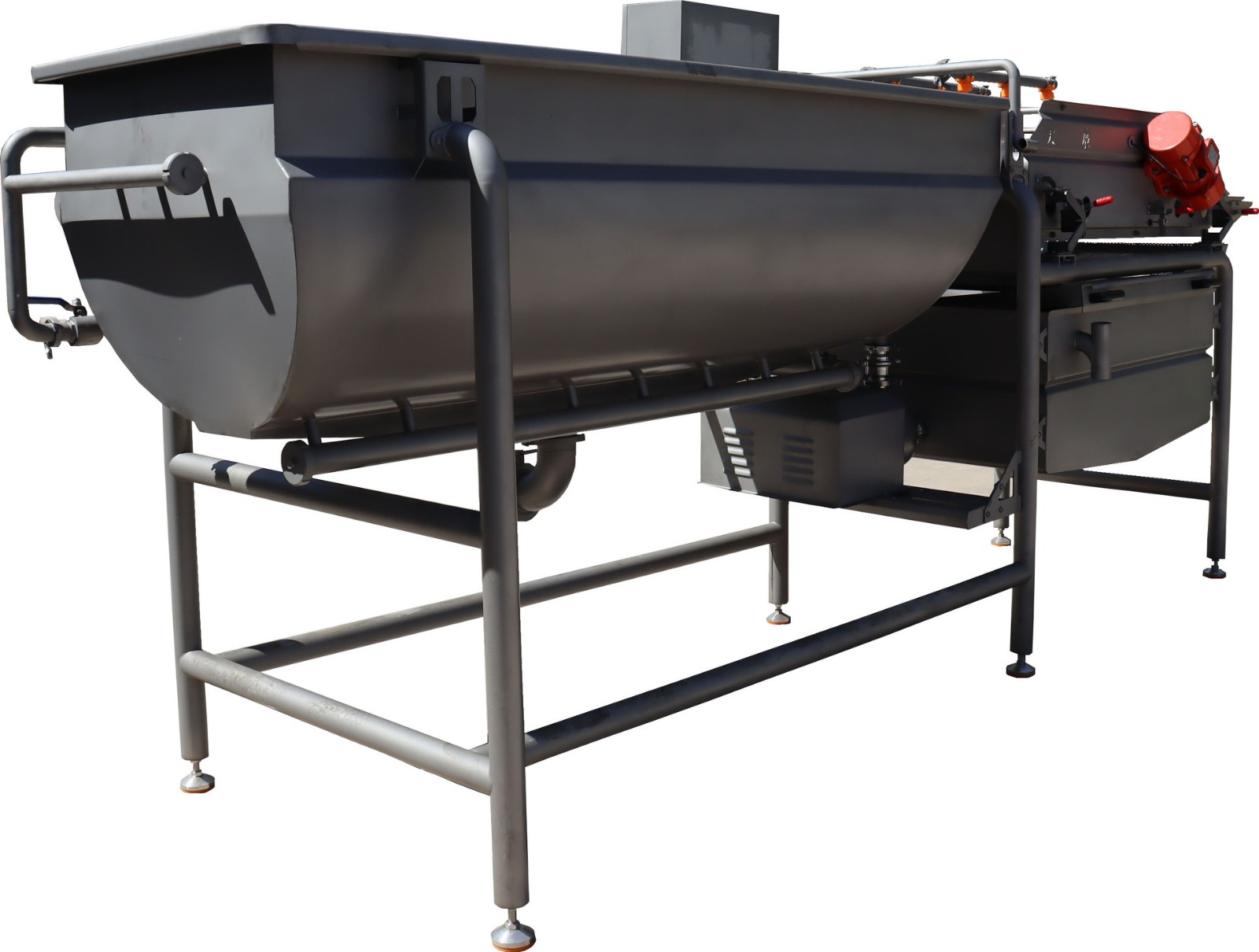 果蔬涡流清洗机 梅干菜去石清洗机 中央厨房净菜涡流清洗机图5