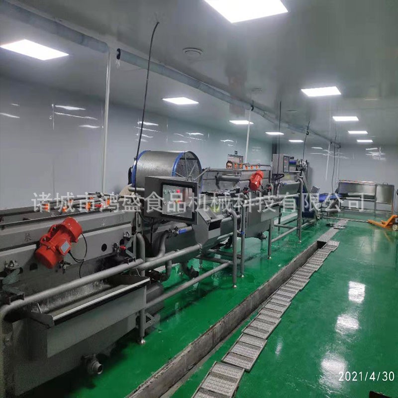 果蔬涡流清洗机 梅干菜去石清洗机 中央厨房净菜涡流清洗机图4
