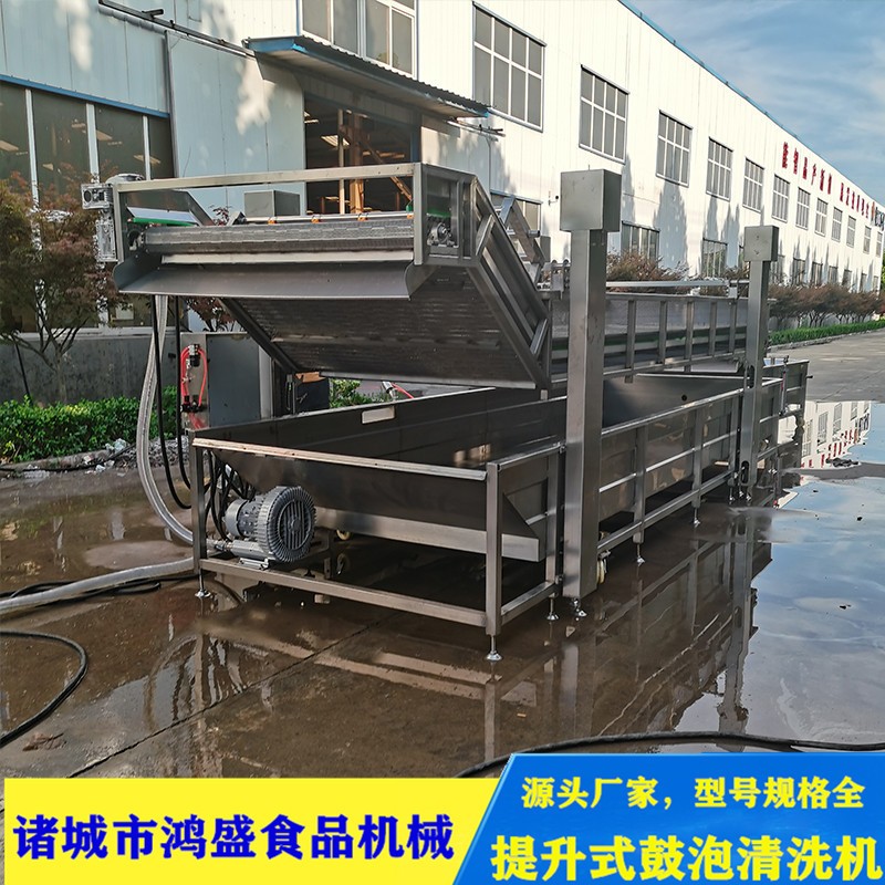 提升式气泡清洗机 蔬菜清洗机 软包装袋清洗机 厂家供应售后保障图4