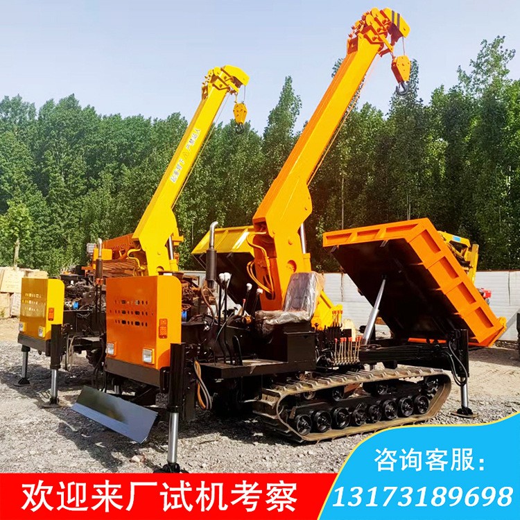 山路泥地行走履带吊车 小型履带吊车履带式起重机械 全地形起重机图4