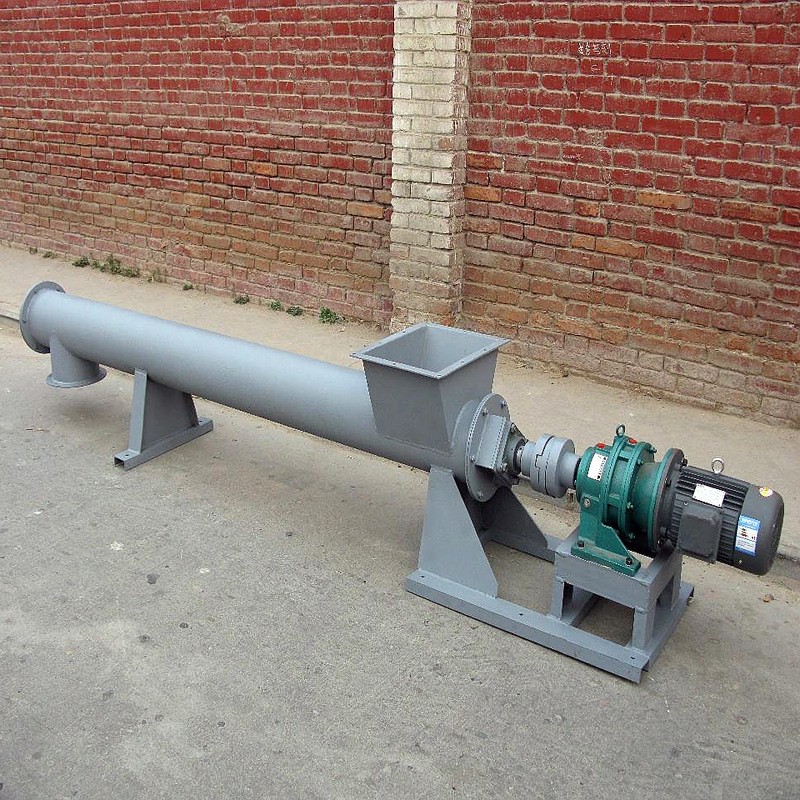 管式自动化LS螺旋输送机矿山水泥搅拌站 LS200蛟龙螺旋输送泵图3