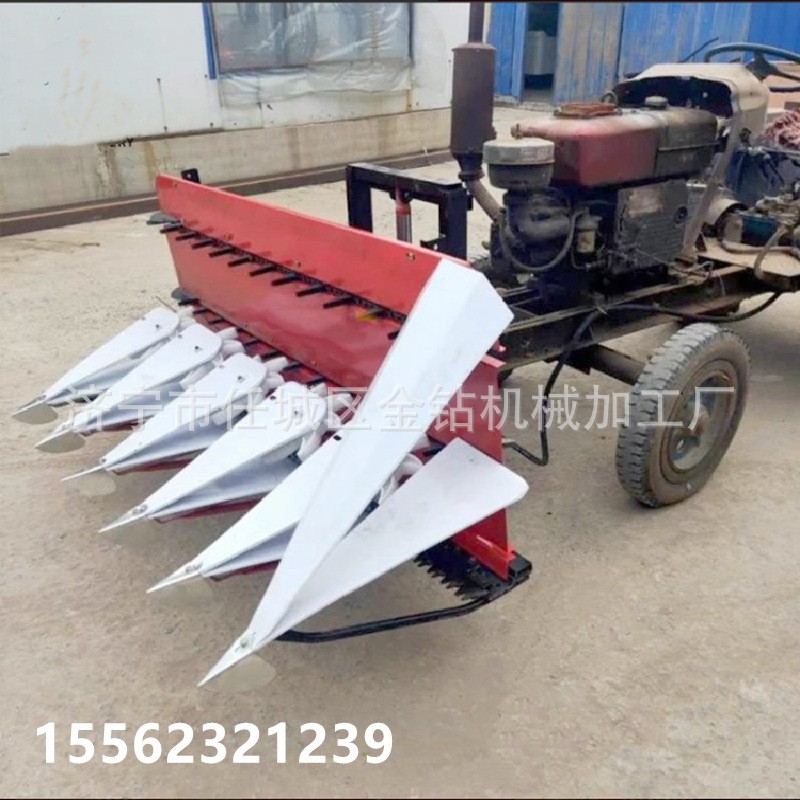 拖拉机前置式割晒机 家用水稻快速割倒机 牧草大豆辣椒收割机现货图2