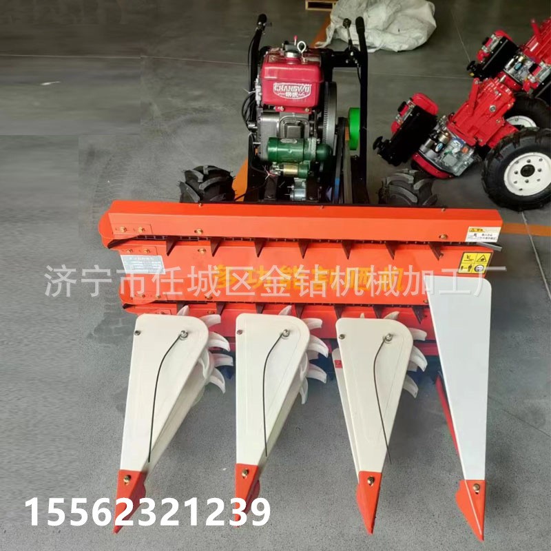 自走式芦苇秸秆割倒机 手扶苜蓿收割机 辣椒黄豆割晒机农用多功能图3