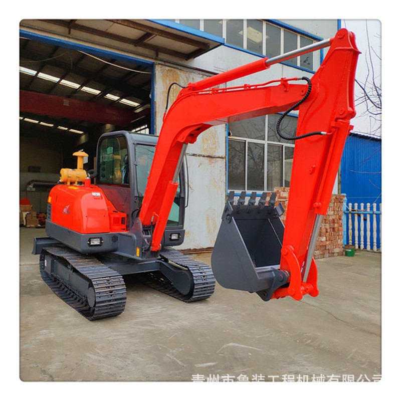 厂家直供斗山60同款小型履带挖掘机 可装破碎锤 预留管路图3